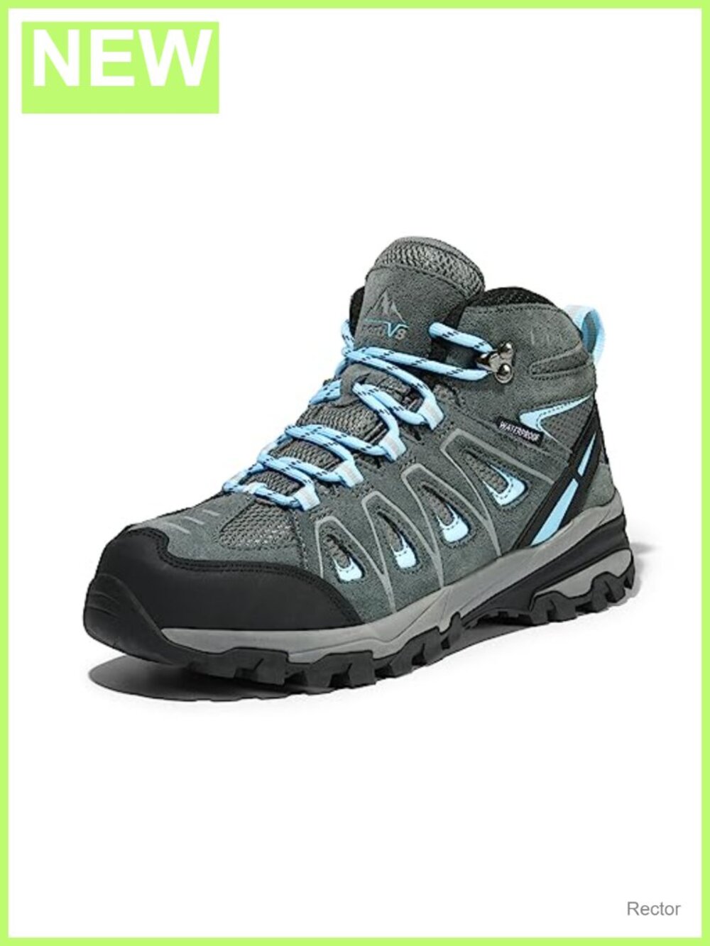 Women's Waterproof Hiking Boots Suede Leather Ankle Boots Lightweight Durable